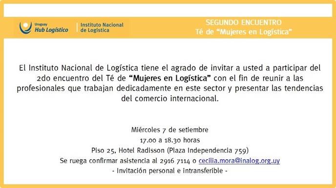 TÉ DE MUJERES EN LOGíSTICA