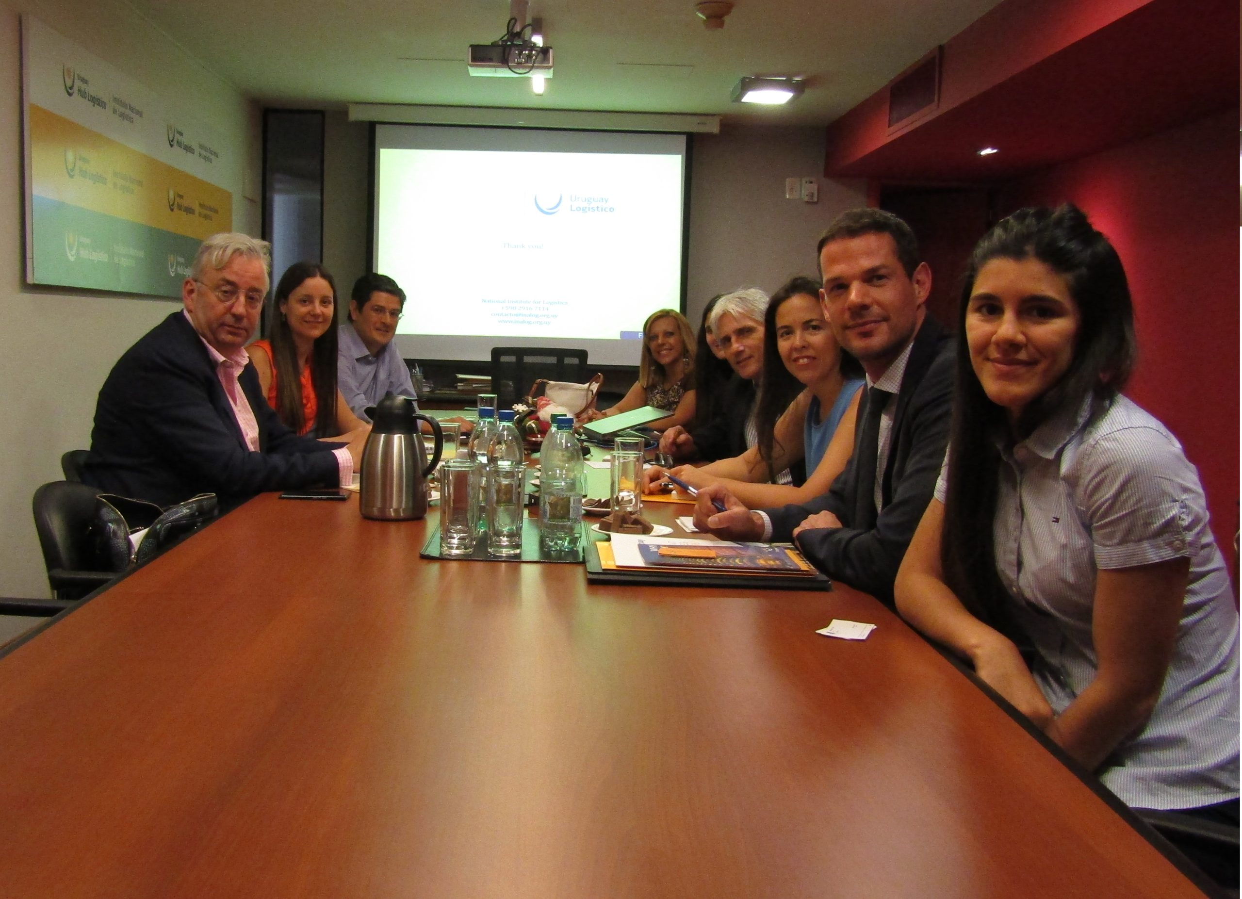 INALOG recibió una delegación belga