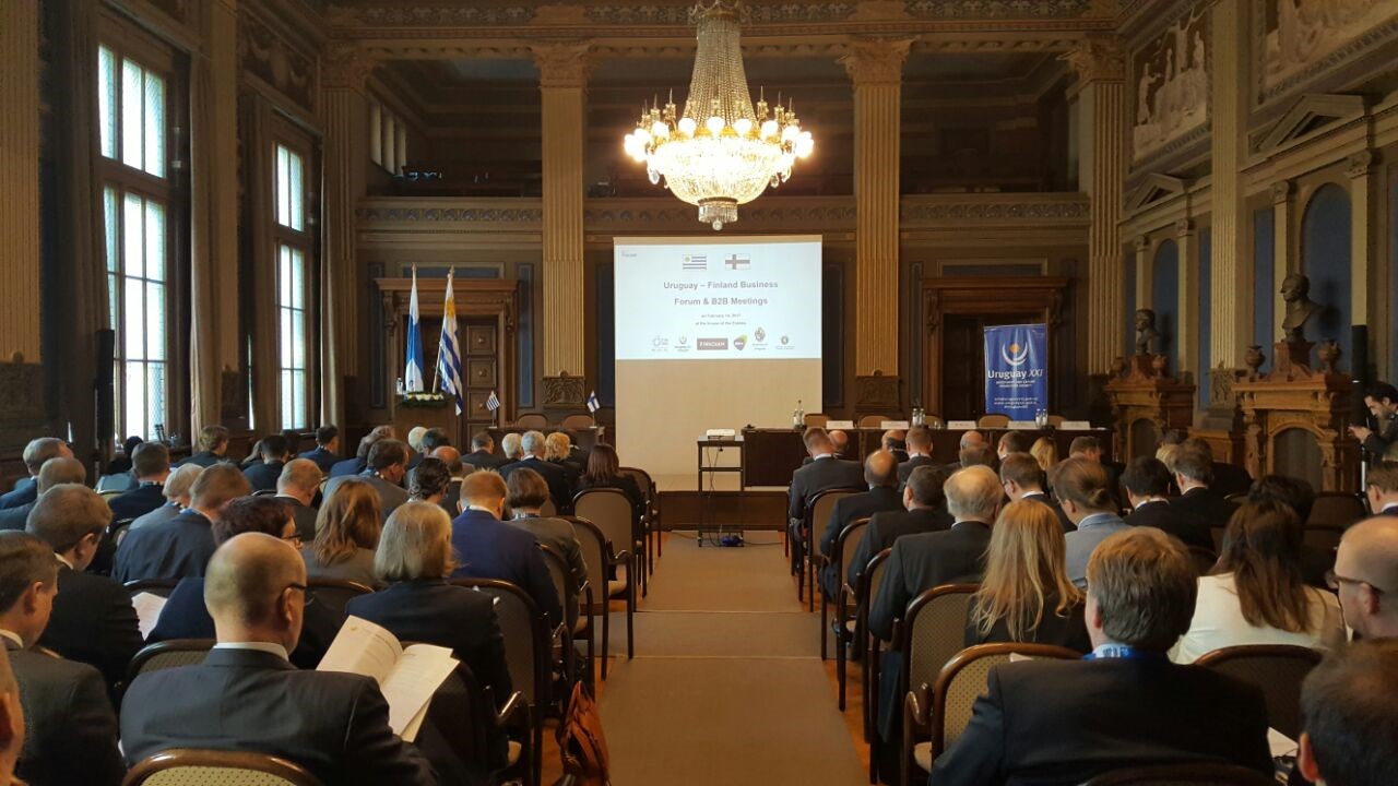 “Foro de negocios Uruguay-Finlandia” en House of State