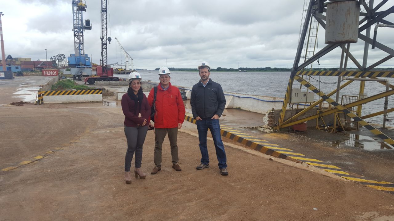 El INALOG visitó a Puerto Caacupe-mí, Puerto Fenix y Costa Oriental Paraguay.