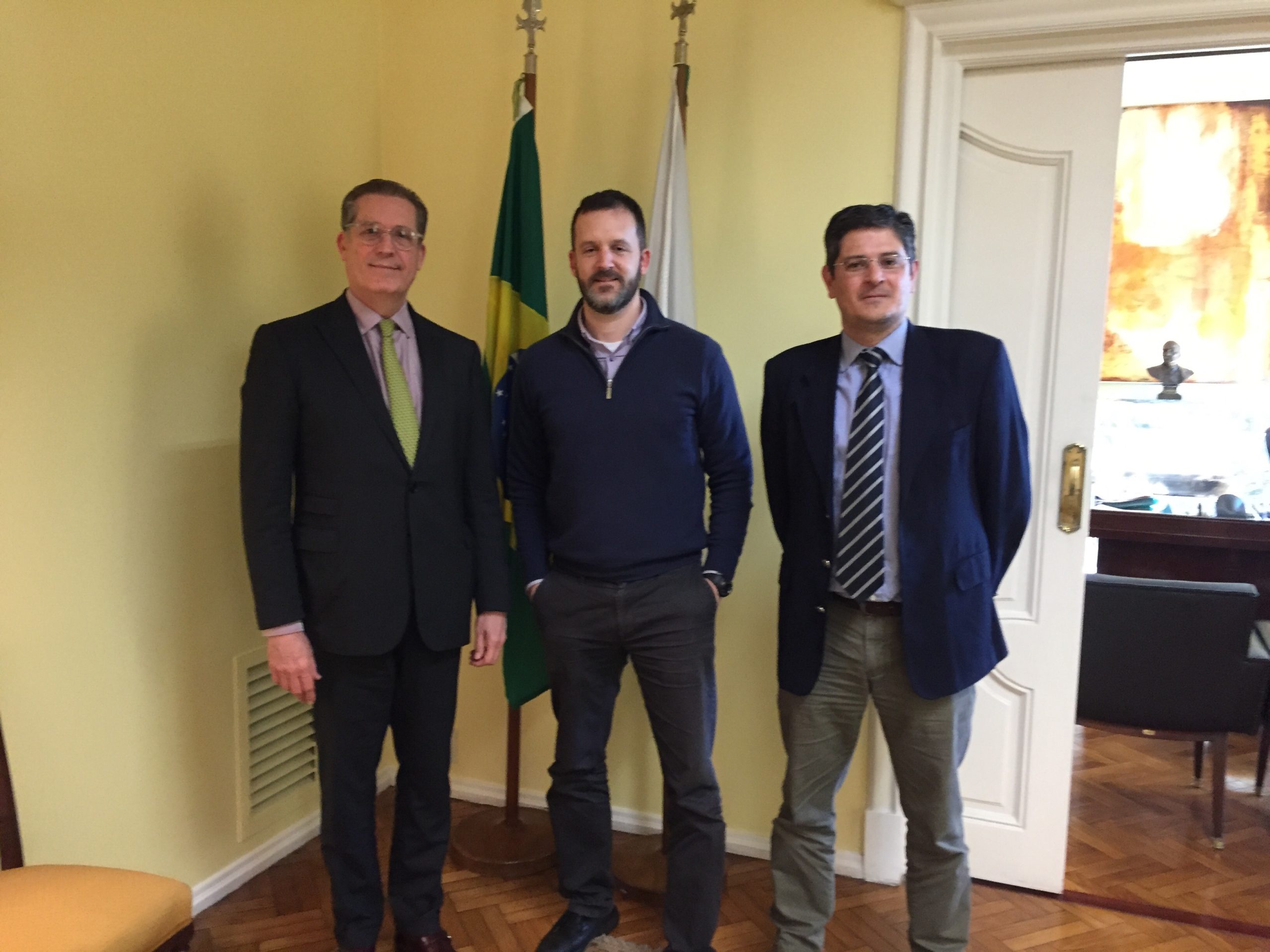 INALOG visita al Embajador de Brasil.