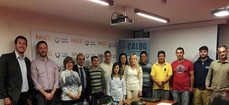 Entrega de certificados de la segunda edición del curso de Operador Logístico de CALOG