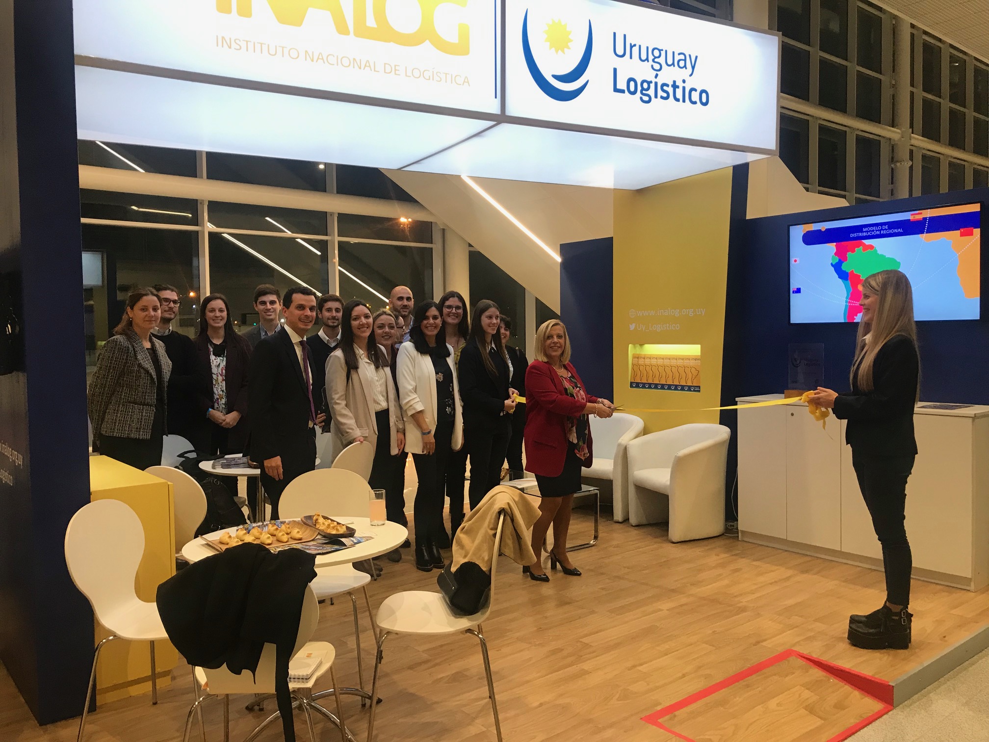 EXPO INNOVACIÓN – Inauguración del stand de Uruguay Logístico