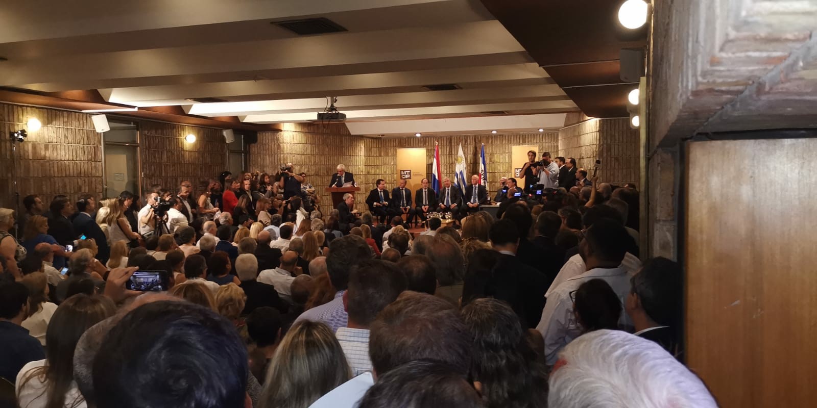 Asunción del nuevo ministro de Trasporte y Obras Públicas, Luis Alberto Heber