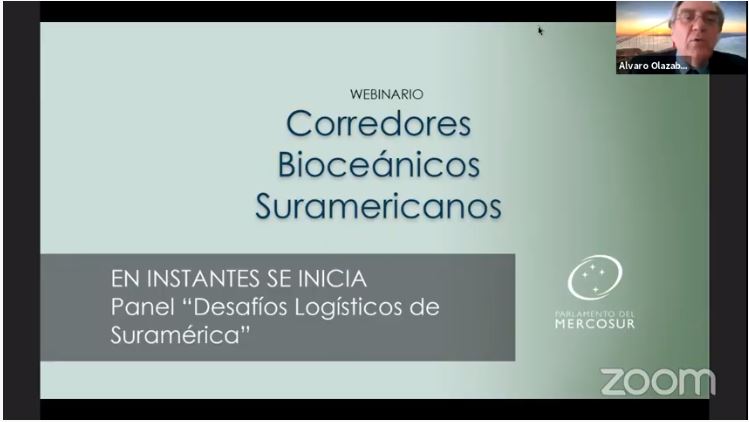 Presidente del INALOG expone en conferencia online – Corredores Bioceánicos Suramericanos