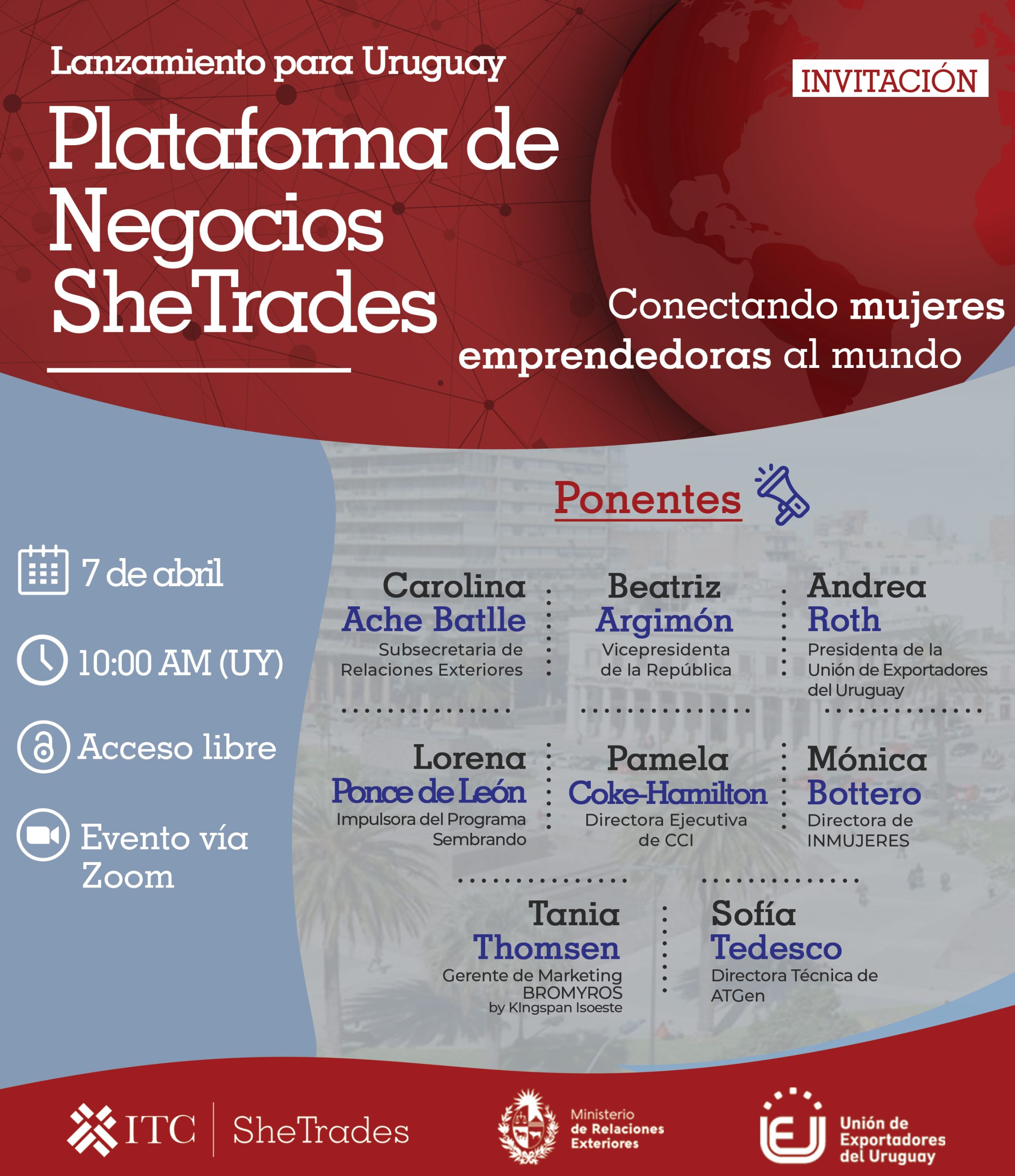 Plataforma de Negocios SheTrades – Lanzamiento para Uruguay