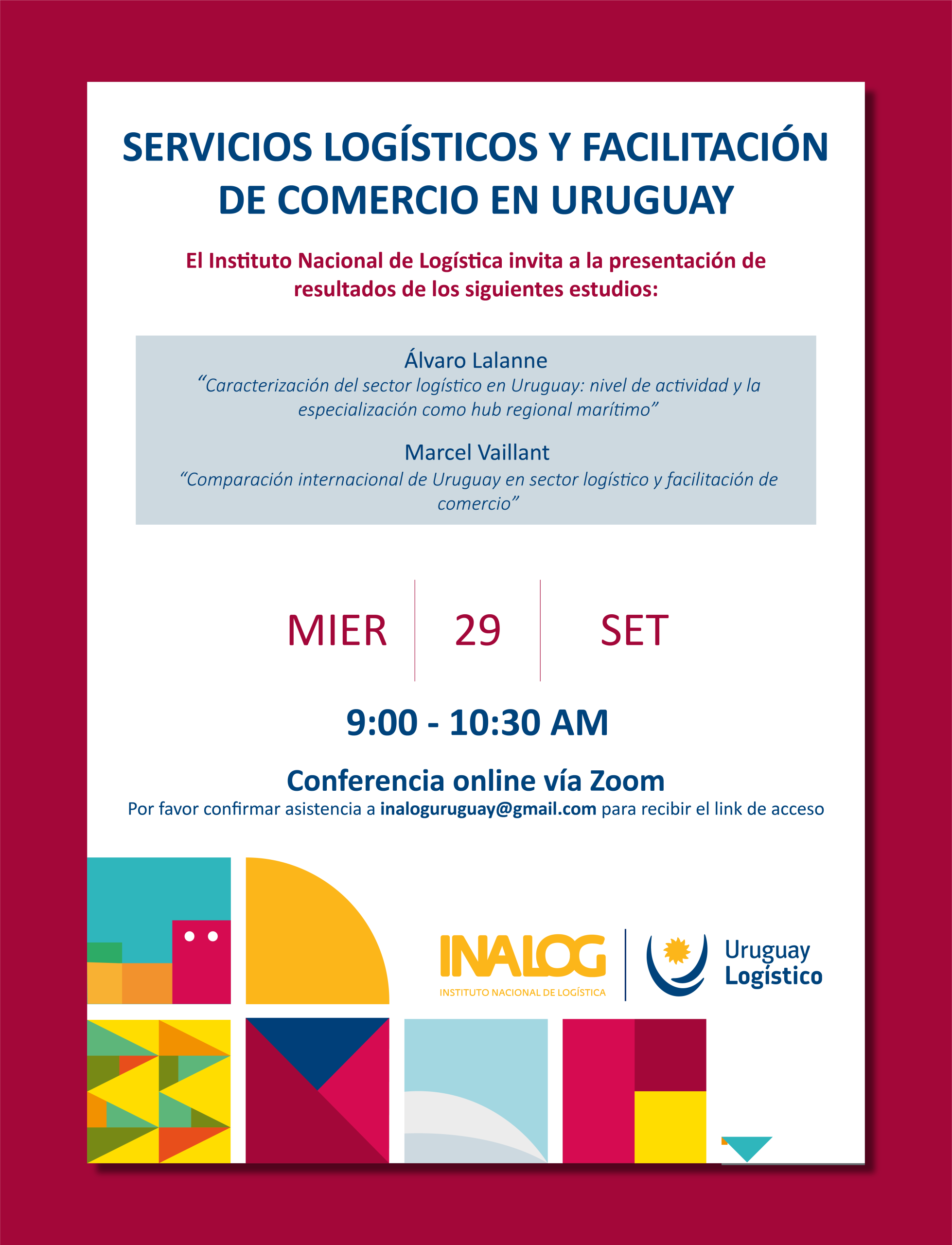 Conferencia online – Servicios logísticos y facilitación del comercio en Uruguay