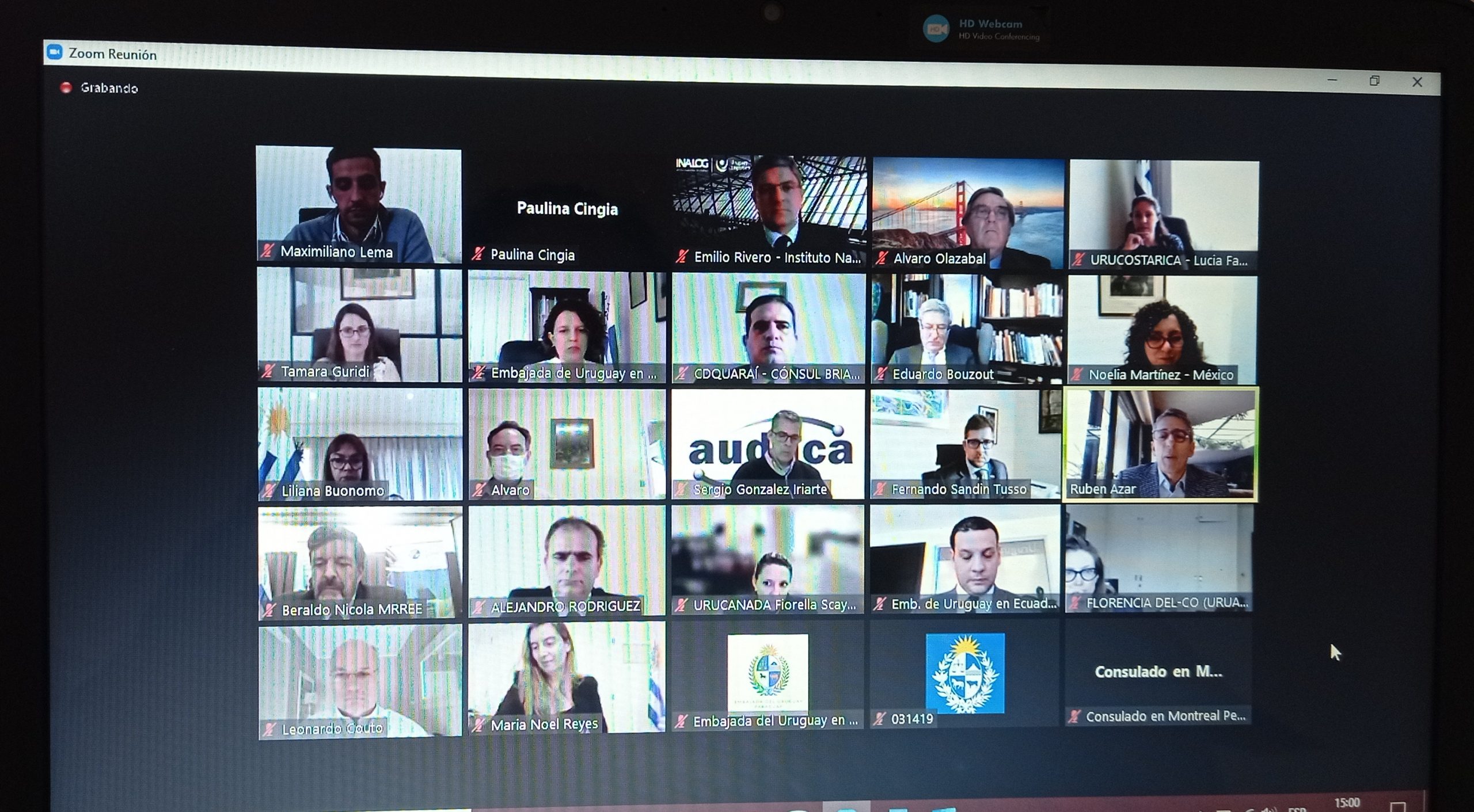 Conferencias online con las embajadas de Europa-África, Américas y Asia-Oceanía