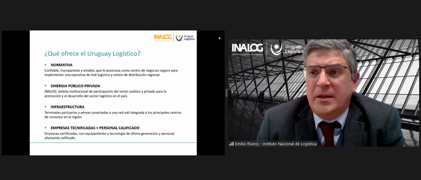 Conferencia sobre oportunidades comerciales entre Ecuador y Uruguay: logística y servicios