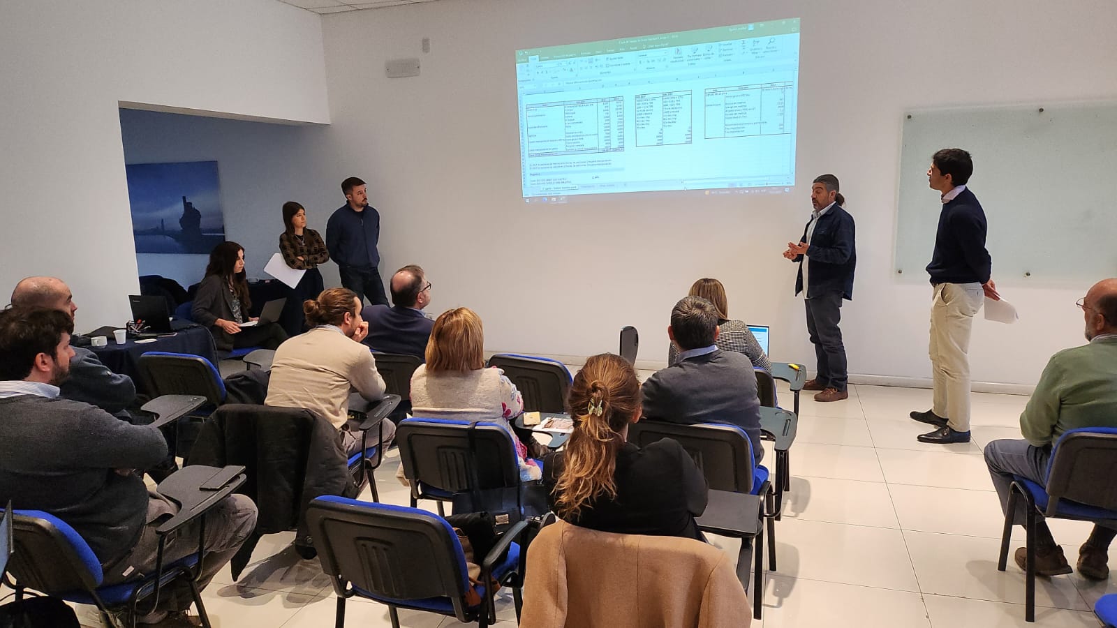 Presentaciones de trabajos en equipo