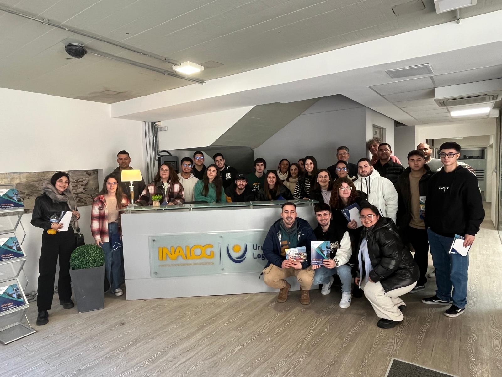 Visita de estudiantes de la Tecnicatura en Logística de la UTU de Canelones